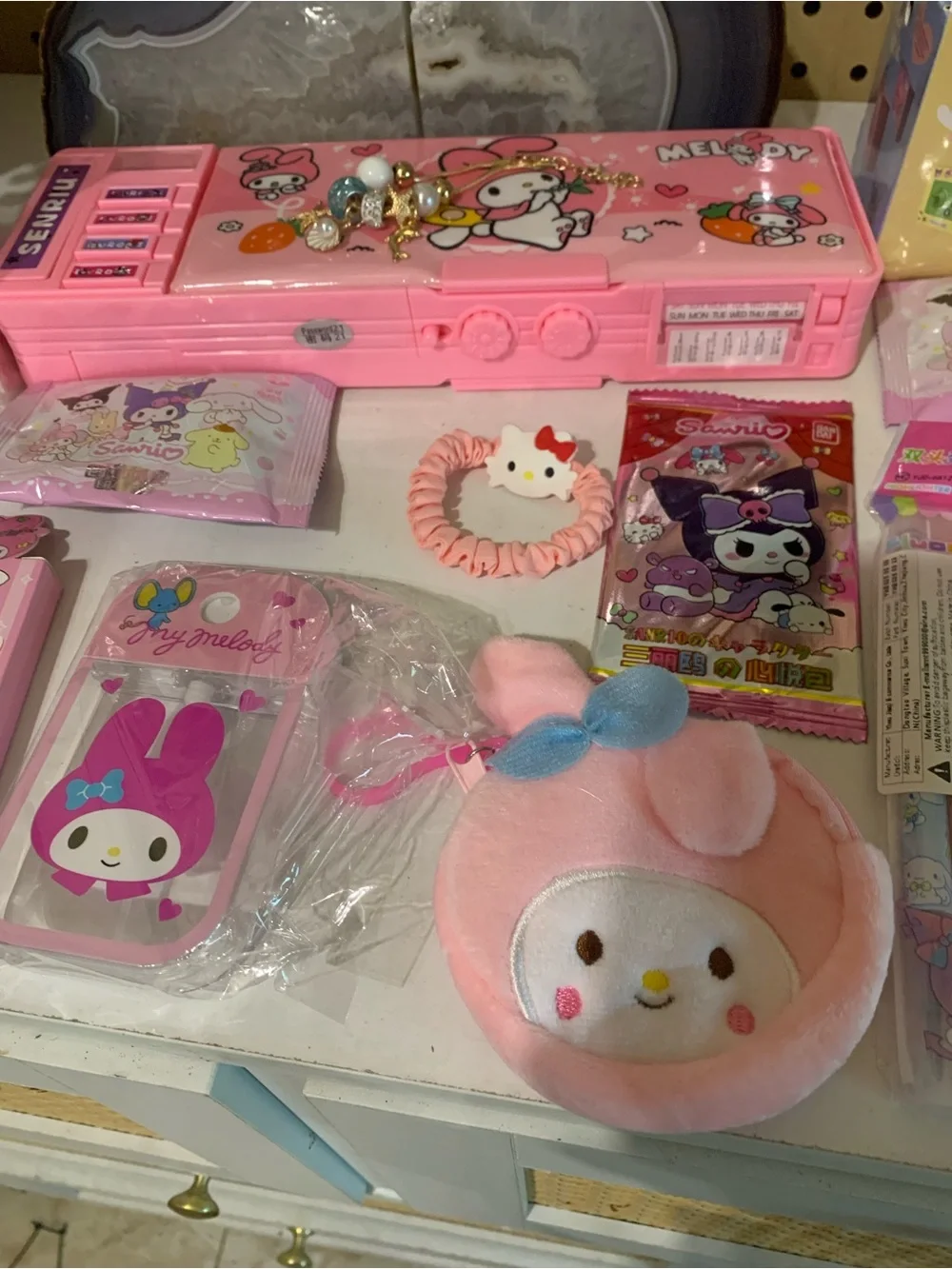 #80 Sanrio My Melody Pink Kids Accessory & Stationery Bundle